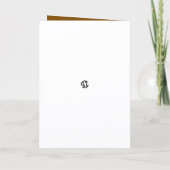 Carte Salutations de la saison ensoleillée (Dos)