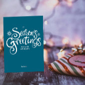 Carte Salutations de la saison | Salutation manuscrite