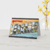 Carte Salutations de la Virginie, cru (Fleur jaune)