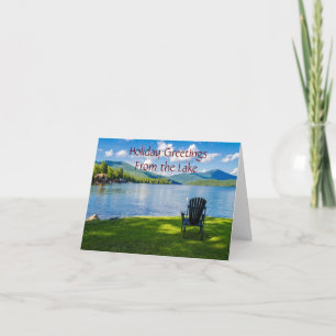 CARTE **SALUTATIONS DE LAC** POUR NOËL ET NOUVELLE ANNÉE