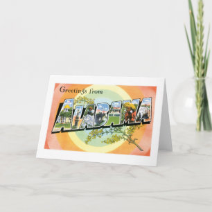 Carte Salutations de l'Alabama