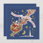 Carte Salutations de Noël (Devant / Derrière)