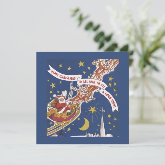 Carte Salutations de Noël (Debout devant)
