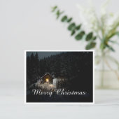 Carte Salutations de Noël avec Witch House (Debout devant)