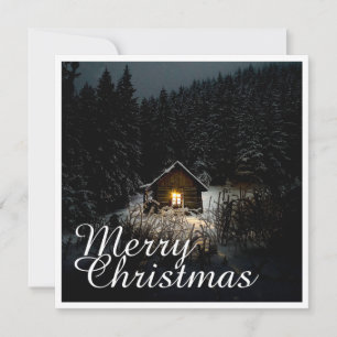 Carte Salutations de Noël avec Witch House