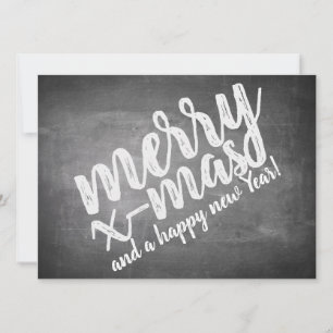 Carte Salutations de Noël sur le tableau de la Marche