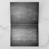 Carte Salutations de Noël sur le tableau de la Marche (Intérieur)