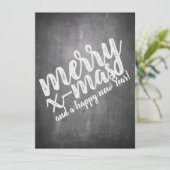 Carte Salutations de Noël sur le tableau de la Marche (Debout devant)