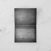 Carte Salutations de Noël sur le tableau de la Marche (Intérieur)