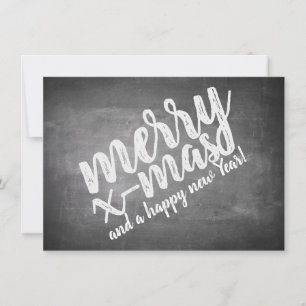 Carte Salutations de Noël sur le tableau de la Marche