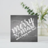 Carte Salutations de Noël sur le tableau de la Marche (Debout devant)