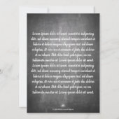 Carte Salutations de Noël sur le tableau noir (Dos)