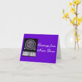 Carte Salutations de Notre Dame (Fleur jaune)