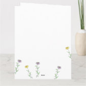 Carte Salutations de Pâques Bunny Vieux Nourriture Ryhme (Dos)