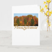 Carte Salutations de Pennsylvanie (Fleur jaune)