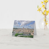 Carte Salutations de Seat papal (Fleur jaune)