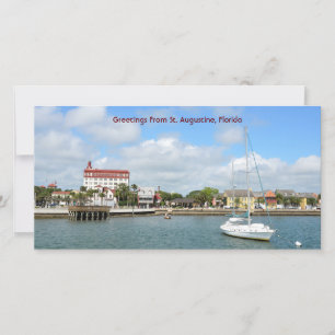 Carte Salutations de St Augustine, Floride