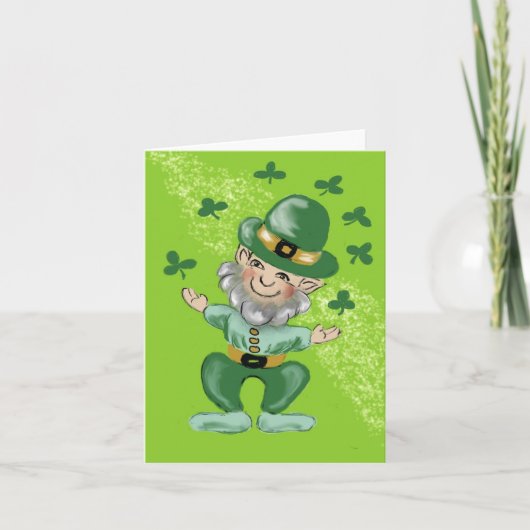 CARTE SALUTATIONS DE ST PAT (Devant)