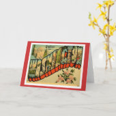 Carte Salutations de Washington WA (Fleur jaune)