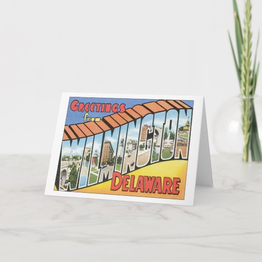 Carte Salutations De Wilmington Delaware (Devant)
