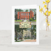 Carte Salutations des scènes d'université de Skidmore (Fleur jaune)