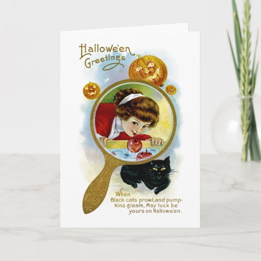 Carte Salutations d'Halloween (Devant)