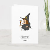 Carte Salutations d'Halloween (Dos)