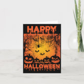 Carte Salutations d'Halloween (Devant)