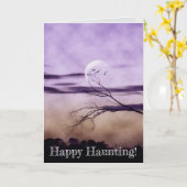 Carte Salutations d'Halloween dARK (Fleur jaune)