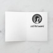 Carte Salutations d'Halloween précoces (Intérieur)