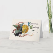 Carte Salutations d'Halloween Witchy (Devant)