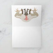 Carte Salutations d'harcellement de Badger_Birthday (Intérieur)