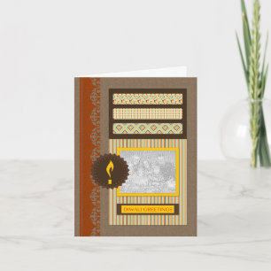 Carte salutations diwali (scrapbook)