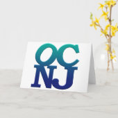 Carte Salutations d'Ocean City (Fleur jaune)