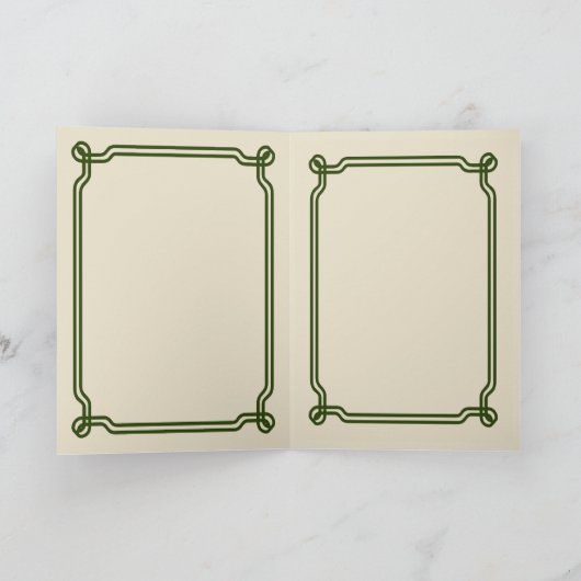 Carte Salutations d'Ould Irlande (Intérieur)