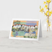 Carte Salutations du Colorado (Fleur jaune)