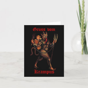 Carte Salutations Du Festival de Noël Gruss Vom Krampus