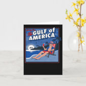 Carte Salutations Du Golfe Des Etats-Unis (Fleur jaune)