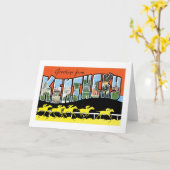 Carte Salutations du Kentucky ! (Fleur jaune)