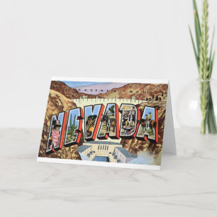 Carte Salutations du Nevada