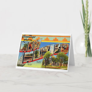 Carte Salutations du Nouveau Mexique