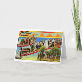 Carte Salutations du Nouveau Mexique