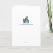 Carte Salutations du Tennessee Mockingbird Iris (Dos)