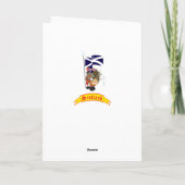 Carte Salutations en Écosse (Dos)