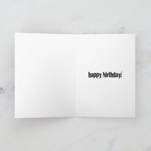 Carte Salutations et bières Anniversaire personnalisé (Intérieur)