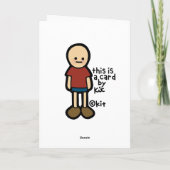 Carte salutations étrangères (Dos)