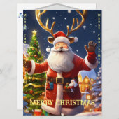 Carte Salutations exclusives du Nouvel An (Devant / Derrière)