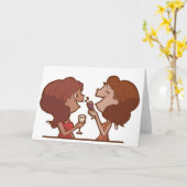 Carte Salutations - Filles (Fleur jaune)