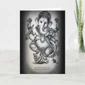 Carte salutations ganesha (Devant)