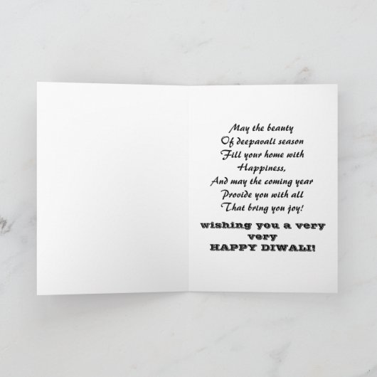 Carte salutations ganesha (Intérieur)